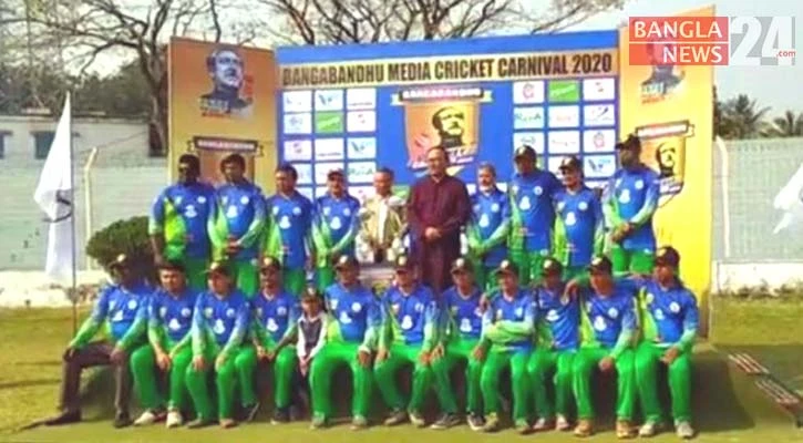 রাজশাহীর মাঠে গড়ালো বঙ্গবন্ধু মিডিয়া ক্রিকেট
