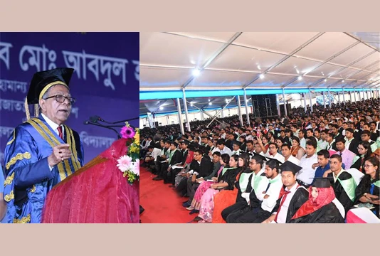 বিশ্ববিদ্যালয়গুলোকে বিশ্বমানের পাঠ্যসূচি প্রণয়নের আহবান রাষ্ট্রপতির