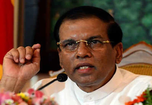 শ্রীলংকায় মধ্যবর্তী নির্বাচনের ঘোষণা সিরিসেনার