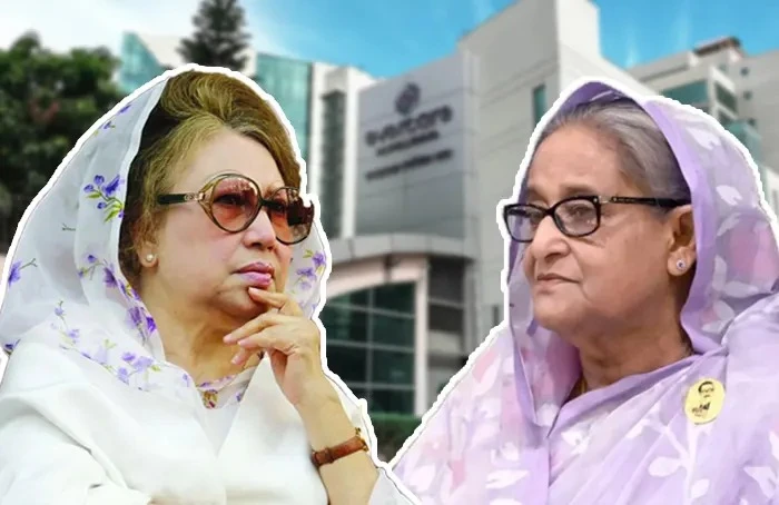 পলাতক হাসিনার ‘উদ্বেগ’ খালেদা জিয়ার শারীরিক অবস্থা নিয়ে