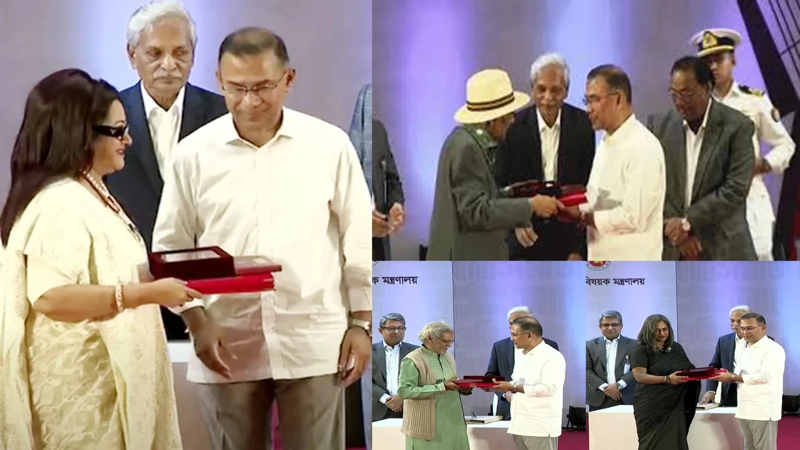 একুশে পদক ২০২৬: প্রধানমন্ত্রীর হাত থেকে সম্মাননা নিলেন গুণীজনরা