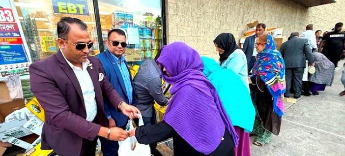 জ্যামাইকায় ৩ শতাধিক মানুষের মাঝে এনওয়াইবিএ লায়ন্স ক্লাবের খাদ্য বিতরণ